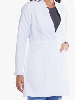 NWT Grey's Anatomy White Fully Lined Medical Lab Coat L